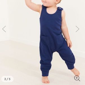 NWT Hanna Andersson Baby Pocket Overalls